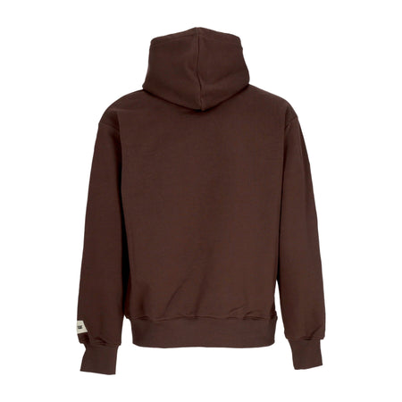 CATERPILLAR Felpa Leggera Cappuccio Uomo Logo Hoodie Brown da uomo