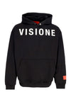 VISION OF SUPER Felpa Leggera Cappuccio Uomo Mermaid Hoodie Black da uomo