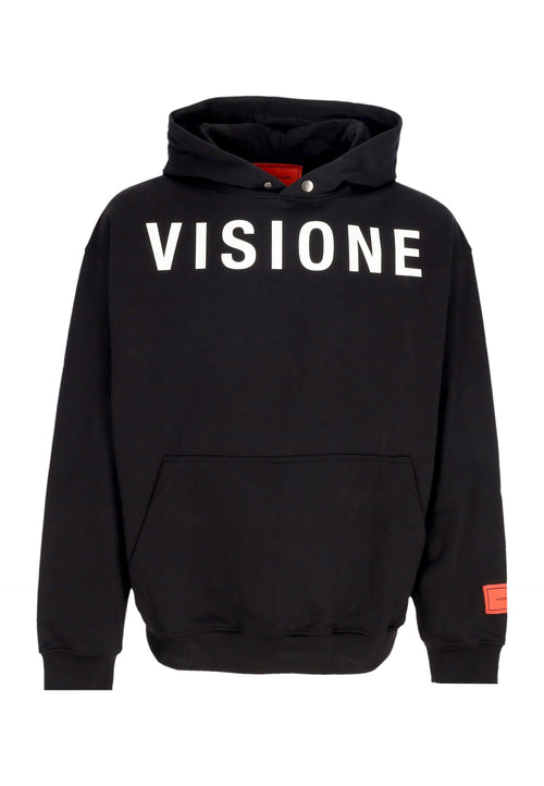 VISION OF SUPER Felpa Leggera Cappuccio Uomo Mermaid Hoodie Black da uomo