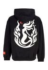 VISION OF SUPER Felpa Leggera Cappuccio Uomo Mermaid Hoodie Black da uomo