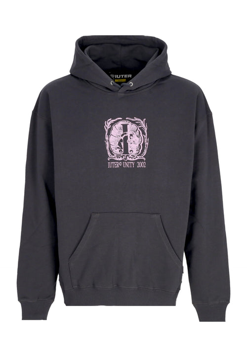 IUTER Felpa Leggera Cappuccio Uomo Mith Hoodie Asphalt da uomo