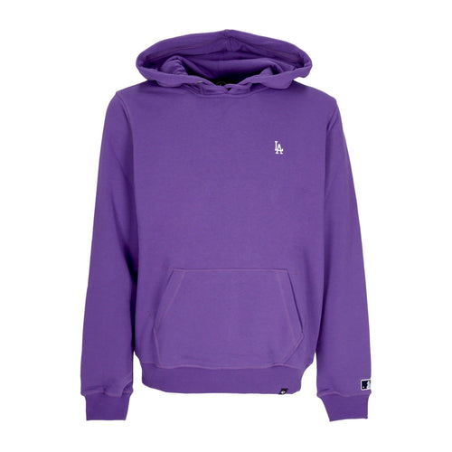 47 BRAND Felpa Leggera Cappuccio Uomo Mlb Emb Helix Base Runner Hoodie Losdod Bright Purple da uomo