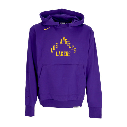 NIKE NBA Felpa Leggera Cappuccio Uomo Nba City Edition Courtside Standard Issue Hoodie Loslak Field Purple da uomo