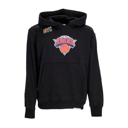 NIKE NBA Felpa Leggera Cappuccio Uomo Nba City Edition Courtside Standard Issue Hoodie Neykni Black da uomo