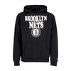 NEW ERA Felpa Leggera Cappuccio Uomo Nba Script Oversize Hoodie Bronet Black/white da uomo