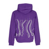 OCTOPUS Felpa Leggera Cappuccio Uomo Outline Logo Hoodie Purple da uomo