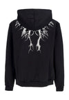 PHOBIA Felpa Leggera Cappuccio Uomo Reflective Lightning Hoodie Black da uomo