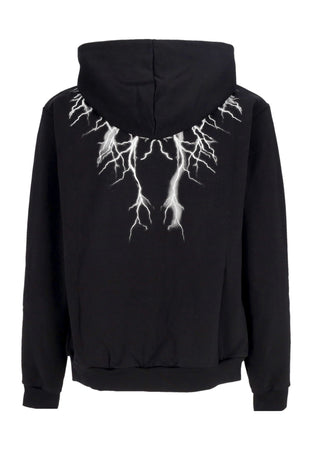 PHOBIA Felpa Leggera Cappuccio Uomo Reflective Lightning Hoodie Black da uomo