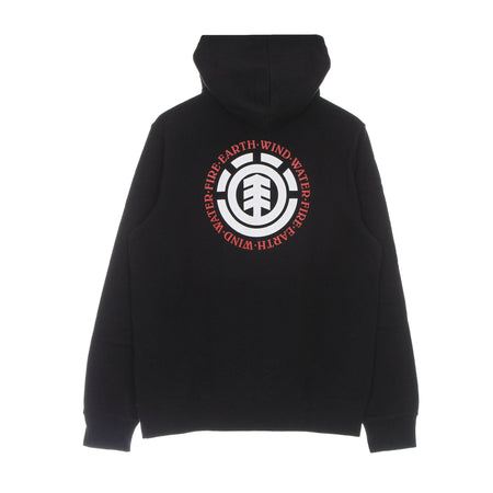 ELEMENT Felpa Leggera Cappuccio Uomo Seal Bp Hood Flint Black da uomo