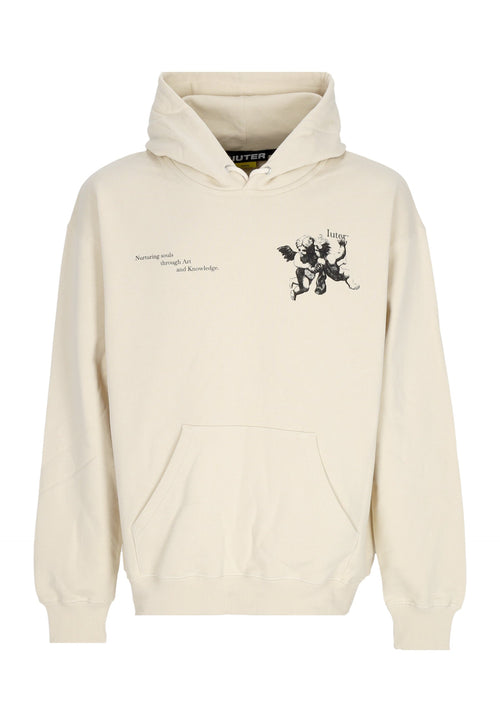 IUTER Felpa Leggera Cappuccio Uomo Souls Hoodie Cream da uomo