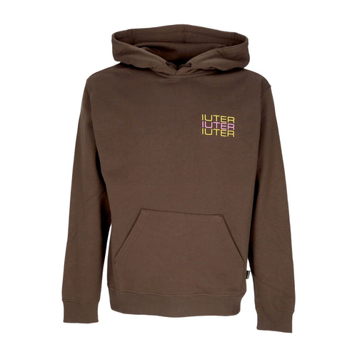 IUTER Felpa Leggera Cappuccio Uomo Spine Skulls Hoodie Dusty White da uomo