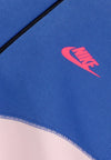 Nike Felpa Leggera Cappuccio Zip Uomo Tech Fleece Full-zip Windrunner Hoodie Game Royal/pink Foam/hyper Pink da uomo