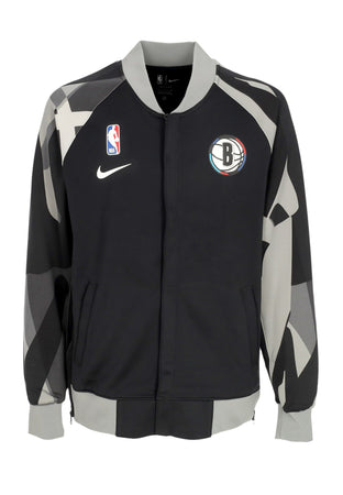 NIKE NBA Felpa Leggera College Uomo Nba City Edition Dri-fit Showtime L/s Full-zip Top Bronet Black/black/black/white da uomo