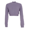 Nike Felpa Leggera Collo Alto Corta Donna W Sportswear Chill French Terry Crop Crewneck Daybreak/black da donna