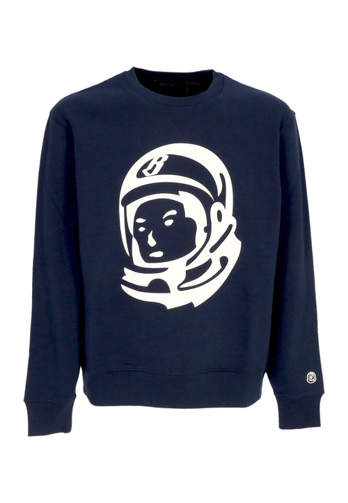 BILLIONAIRE BOYS CLUB Felpa Leggera Girocollo Uomo Astro Helmet Crewneck Navy da uomo