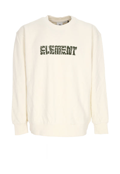 ELEMENT Felpa Leggera Girocollo Uomo Cornell Cipher Crewneck Egret da uomo