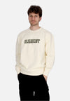ELEMENT Felpa Leggera Girocollo Uomo Cornell Cipher Crewneck Egret da uomo