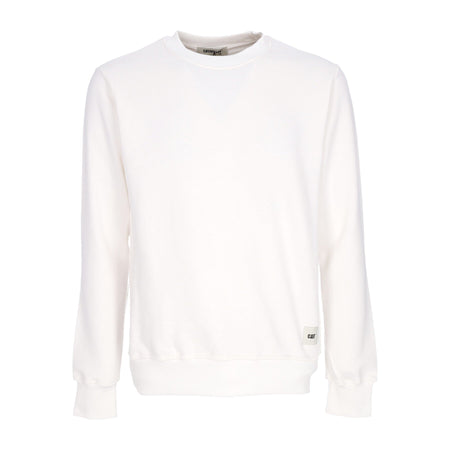 CATERPILLAR Felpa Leggera Girocollo Uomo Essential Crewneck Bone da uomo