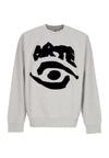 ARTE Felpa Leggera Girocollo Uomo Eye Front Crewneck Grey da uomo