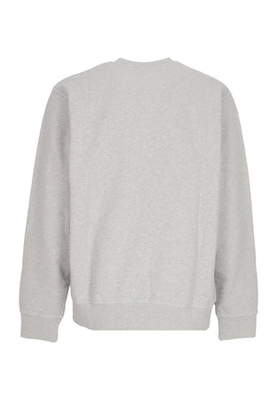 ARTE Felpa Leggera Girocollo Uomo Eye Front Crewneck Grey da uomo