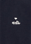 ARTE Felpa Leggera Girocollo Uomo Heart Crewneck Navy da uomo