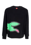 ICE CREAM Felpa Leggera Girocollo Uomo Jumbo Running Dog Crewneck Black da uomo