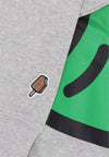 ICE CREAM Felpa Leggera Girocollo Uomo Jumbo Running Dog Crewneck Heather Grey da uomo