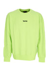 DISCLAIMER Felpa Leggera Girocollo Uomo Logo Crewneck Lime da uomo