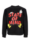 5TATE OF MIND Felpa Leggera Girocollo Uomo Mickey 5tate Sweatshirt Black da uomo