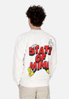 5TATE OF MIND Felpa Leggera Girocollo Uomo Mickey 5tate Sweatshirt White da uomo