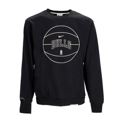 NIKE NBA Felpa Leggera Girocollo Uomo Nba Standard Issue Dri-fit Crewneck Chibul Black da uomo