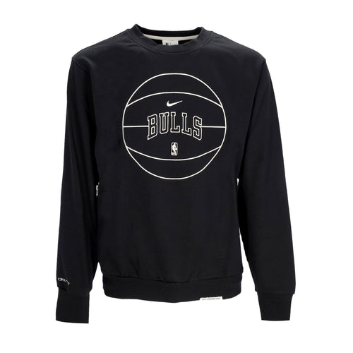 NIKE NBA Felpa Leggera Girocollo Uomo Nba Standard Issue Dri-fit Crewneck Chibul Black da uomo