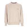 CATERPILLAR Felpa Leggera Girocollo Uomo Raglan Crewneck Ivory Cream da uomo