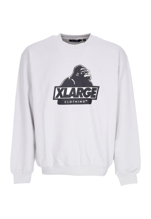 XLARGE Felpa Leggera Girocollo Uomo Slanted Og Crewneck Grey da uomo