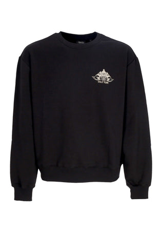 DOLLY NOIRE Felpa Leggera Girocollo Uomo the Mooneater Crewneck Black da uomo