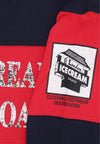ICE CREAM Felpa Leggera Girocollo Uomo World Tour Crewneck Navy/red da uomo