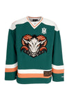 DOLLY NOIRE Felpa Tipo Hockey Uomo Blur Hockey Crewneck Forest Green da uomo