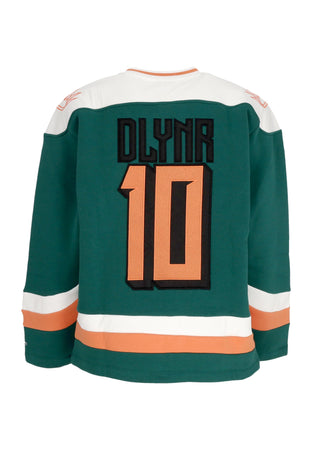 DOLLY NOIRE Felpa Tipo Hockey Uomo Blur Hockey Crewneck Forest Green da uomo