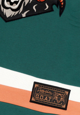 DOLLY NOIRE Felpa Tipo Hockey Uomo Blur Hockey Crewneck Forest Green da uomo