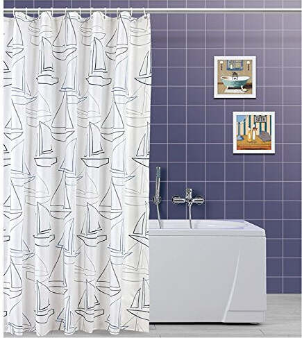 FERIDRAS-187026-Tenda-Doccia,-Poliestere,-Multicolore,-5x240x200-cm