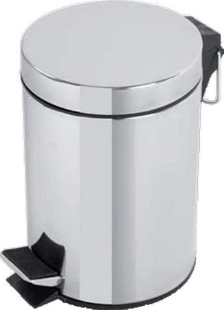 FERIDRAS--PATTUMIERA-TONDA-IN-ACCIAIO-CROMATO-3lt