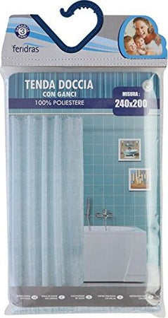 Feridras-Tenda-Doccia-Multicolore-Con-Ganci-In-Polyestere-240X200Cm