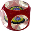 Fermacarte in Vetro Di Murano Rosso Made in Italy Artigianale Fermacarte Pezzo Unico Opera 100% Murrina Veneziana Fatto a Mano 6 X 7.5 Cm