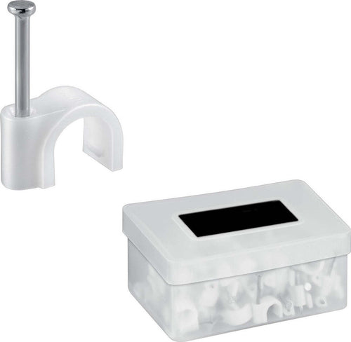 100 Fermacavo Ferma Cavo Graffette Graffe 10mm Con Chiodo Cavi Tondo Elettrico Casa, arredamento e bricolage > Bricolage e fai da te > Minuteria Trade Shop italia - Napoli, Commerciovirtuoso.it