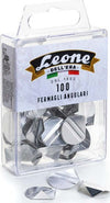 Fermagli angolari - alluminio - Leone - conf. 100 pezzi Cancelleria e prodotti per ufficio/Archivio ufficio e accessori per scrivania/Nastri colle elastici e graffette/Graffette molle fermacarte e anelli Eurocartuccia - Pavullo, Commerciovirtuoso.it