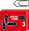 Fermagli zincati N.3 - lunghezza 29 mm - Molho Leone - conf. 100 pezzi [multipack] 10 pezzi Cancelleria e prodotti per ufficio/Archivio ufficio e accessori per scrivania/Nastri colle elastici e graffette/Graffette molle fermacarte e anelli Eurocartuccia - Pavullo, Commerciovirtuoso.it