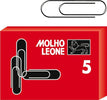 Fermagli zincati N.5 - lunghezza 50 mm - Molho Leone - conf. 100 pezzi [multipack] 5 pezzi Cancelleria e prodotti per ufficio/Archivio ufficio e accessori per scrivania/Nastri colle elastici e graffette/Graffette molle fermacarte e anelli Eurocartuccia - Pavullo, Commerciovirtuoso.it