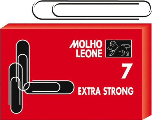 Fermagli zincati N.7 - lunghezza 75 mm - Molho Leone - conf. 25 pezzi [multipack] 5 pezzi Cancelleria e prodotti per ufficio/Archivio ufficio e accessori per scrivania/Nastri colle elastici e graffette/Graffette molle fermacarte e anelli Eurocartuccia - Pavullo, Commerciovirtuoso.it