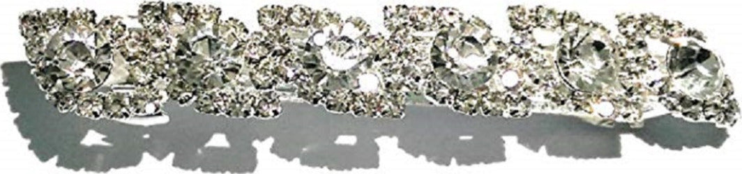 Fermaglio Capelli Striscia Brillanti Argento Sposa Raccogli Capello Spille Donna Fermacapelli Trade Shop italia - Napoli, Commerciovirtuoso.it