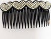 Fermaglio-Pettine-Fermacoda-Strass-Brillantini-Glitter-Ferma-Coda-Ferma-Capelli